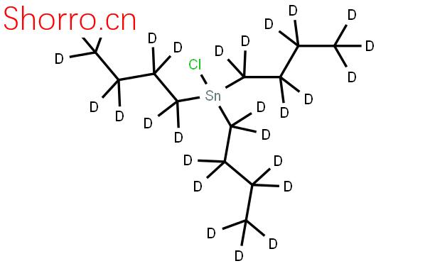 氯化三丁基錫（IV）-d27標(biāo)準(zhǔn)品結(jié)構(gòu)式圖片|1257647-76-9結(jié)構(gòu)式圖片